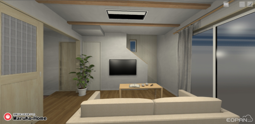 見学会のVR画像