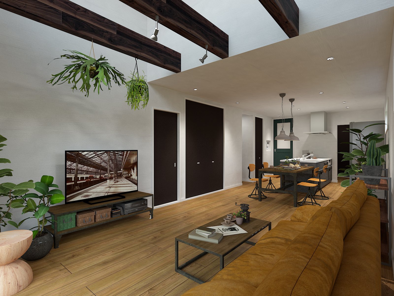 株式会社マルコーホーム名古屋店の完成見学会のイメージパース