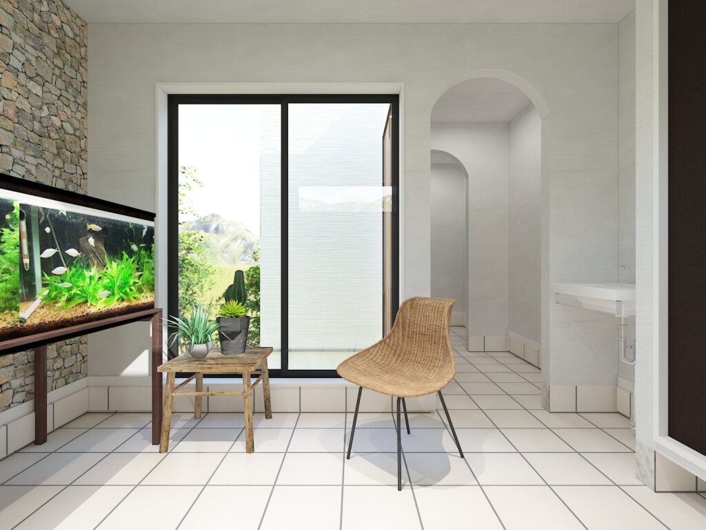 株式会社マルコーホーム名古屋店の完成見学会のイメージパース